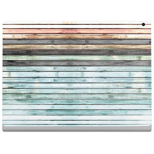 Wooden Stripes Surface Book 2 13.5in Skin